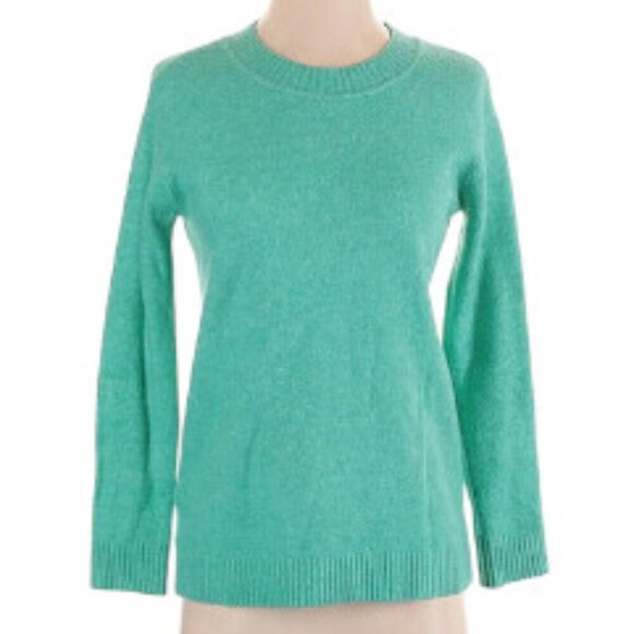 Ann Taylor Loft Faux Cashmere Long Sleeve Pull -Over Crew Neck Sweater - Picture 5 of 11